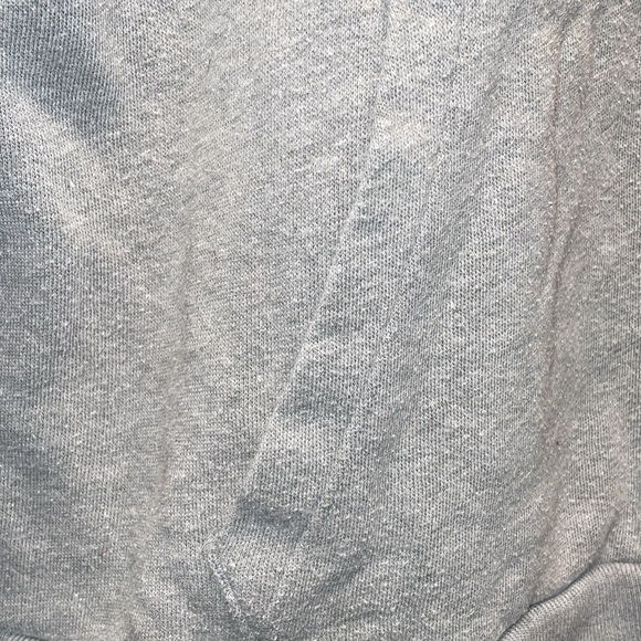 PINK white Gray Victoria secrets sweater pull over zip top very comfy size MED - Picture 7 of 8